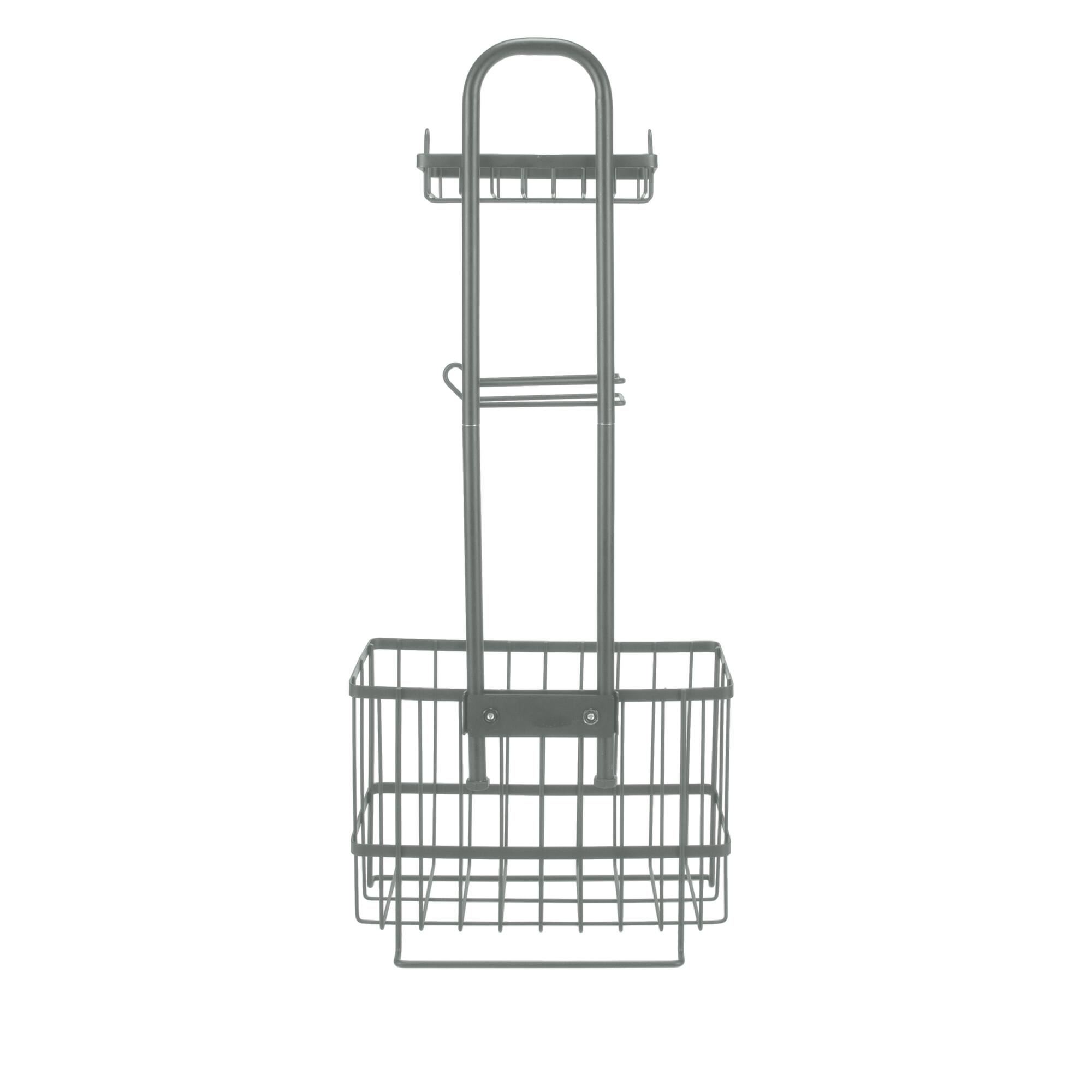 Bath Bliss Cottage Collection Gray Adjustable Bathroom Organizer